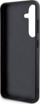 Karl Lagerfeld PU Saffiano Metal Karl and Choupette Case for Samsung Galaxy S24 / black