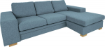 Corner sofa DAGMAR light blue