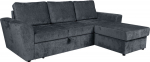 Corner sofa bed INGMAR anthracite