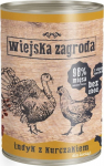 Wiejska Zagroda Karma Wet cat food Turkey and chicken (kitten) 400g