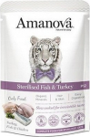 Amanova Cat Sterilised Fish & Turkey saszetka 85g
