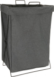 Laundry basket MAX DAY 44x30xH63cm, dark grey