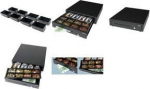 Safescan LD4141 Light-duty cash drawer, 8 coin compartments 24V