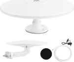 Maclean DVB-T/T2 HEVC omni-directional antenna, active, camper, central cable mount, MCTV-104