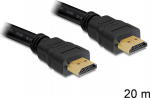 DELOCK HDMI Kabel Ethernet A -> A St/St 20.00m 4K Gold