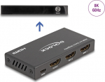 Delock HDMI Switch 2 x HDMI in to 1 x HDMI out 8K 60 Hz