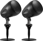 Lumi Landscape Speakers, 40W, 6.5" Two-Way, Black (Pair)
