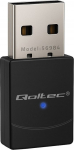 Qoltec Wireless mini Adapter Wi-Fi 6 | Standard AX | Bluetooth 5.4 | USB | 900Mbps