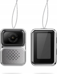 Xrec Mini Digital Camera X3 2mp Video Lcd 0.96 Digital camera-shaped keychain / Silver