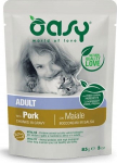 OASY Chunks in gravy Pork - wet cat food - 85g
