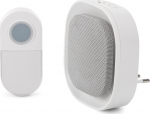 Entac door bell AC Plug-in night light IP44-Sender 1xCR2032