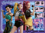 Ravensburger pusle 100 tk KPop Demon Hunters: &otilde;nnelikud f&auml;nnid, &otilde;nnelik Honmoon!