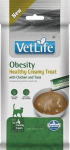 FARMINA Vet Life Cat Obesity Creamy treat with Chicken & Tuna box &ndash; cat treat &ndash; 4x15g