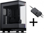 Phanteks Evolv X2 Matrix Case bundle, Midi Tower, E-ATX, Tempered Glass + Nxlinq V2 HUB - schwarz