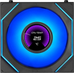 Lian Li UNI FAN SL-INF LCD FLEX Wireless L&uuml;fter, ARGB, PWM - Reverse Blade, 120mm, schwarz