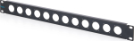 DIGITUS Rackblende 1HE 482.6mm f&uuml;r 12xD Type Module