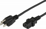 MicroConnect Power Cord US - C13 3m, USA Type B to C13