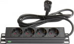 Alcasa Good Connections 19" PDU Steckdosenleiste 4-fach