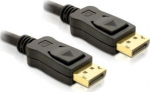 DELOCK Displayport Kabel DP -> DP St/St 2.00m schwarz 4K 20P