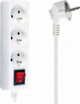 Listwa zasilająca Libox 3 jack 5 m White (LB0081-5)