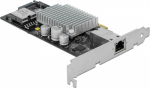 Delock PCI Express Card to 1 x 10GBase-T LAN PoE+ RJ45 - Network adapter - PCIe 3.0 x4 - 10Gb Ethernet (PoE+)