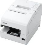 EPS Epson TM-H6000V, MICR, cutter, USB, USB Host, RS232, Ethernet, OPOS, ePOS, white - Multi-station printer, direct thermal, dot-matrix printing, media width (max.): 80 mm, roll diameter (max.): 83 mm, speed (max.): 350 mm/s, cutter, connection: USB ...