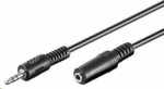 Kabel PremiumCord Jack 3.5mm - Jack 3.5mm 2m czarny (kjackmf2)