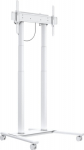 Multibrackets M Motorized Floorstand 60kg White | Justerbar 1086mm 1736mm | VESA 100x100-600x400 | Max 60kg | Vit