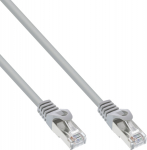 InLine 300er B-Pack Patchkabel - SF/UTP - Cat.5e - grau - 0.25m