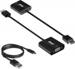 Club3D Adapter HDMI 1.4 > VGA (with Audio) St/Bu retail