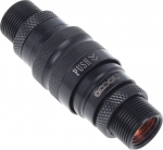 Alphacool 17368 - Schwarz - Adjustment rate - Fl&uuml;ssigkeit - Messing - 1/4 Zoll - 64.6 mm