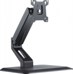 Exelium PureMounts PM-OFFICE-ST-10 - Aufstellung - Fully movable - f&uuml;r LCD-Display - Stahl, Aluminium, Kunststoff - Schwarz - screen size: 43.2-81.3 cm (17"-32")