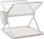 Brabantia Foldable Dish Drying Rack Small Light Grey