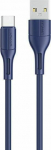 Kabel USB Usams USB-A - USB-C 1 m Niebieski (SJ501USB03)