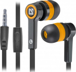 KIN Earphones with Microphone PULSE 420 Black and orange