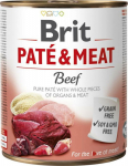 BRIT Pat&eacute; & Meat with Beef - wet dog food - 800g