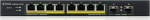 ZYXEL COMMUNICATIONS A/S ZYXEL GS1900-8HP V3, 8-PORT GBE L2 POE SMART SWITCH, 802.3AT, DESKTOP, FANLESS, 77 WATT (5Y WARRANTY)