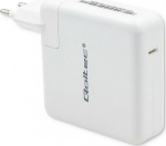 Qoltec Charger FAST 96W | 5-20V | 3-4.7A | USB C PD | White