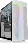 Thermaltake H Series H590 TG Snow ARGB - Mid tower - E-ATX - Side panel with window (hardened glass)