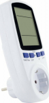 Schwaiger Energy cost meter with display, white