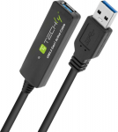 Techly Usb Cable 10 M Usb 3.2 Gen 1, (3.1 Gen 1) Usb A Black