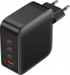 Wall charger, Vention, FEIB0-EU, 3xUSB-C, USB- A, 140W/140W/30W/18W, GaN (czarna)