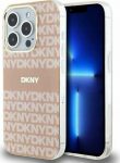 DKNY DKNY DKHMP14XHRHSEP iPhone 14 Pro Max 6.7'' pink/pink hardcase IML Mono & Stripe MagSafe