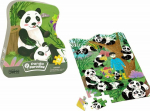 LeanToys Puzzle Panda Las Bamboo 48 Elements