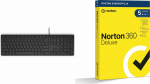 Keyboard Dell KB216 Quietkey (580-ADHK) + 360 Deluxe 5 devices 12 miesięcy (21408667)
