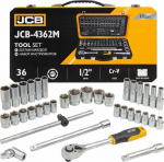 Tool Kit JCB Tool Kit 1/2'' 36el. (8-32mm) (6-angular)