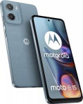 Motorola Moto E15 2/64GB Dual SIM Misty Blue - 6.67" 90Hz A-Si | Mediatek G81 | 2/64GB | 32MP | BT 5.4 | Dual SIM | 5200mAh | Android 14 Go