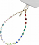 Crong Phone Charm - Lanyard pendant for phone (Rainbow Gems)