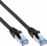 InLine Patch network cable Cat.6A, S/FTP (PiMf), 500MHz, czarny, 2m (76802S)