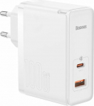 Baseus GaN5 Pro Wall charger USB-C / USB / 100W / 1m cable